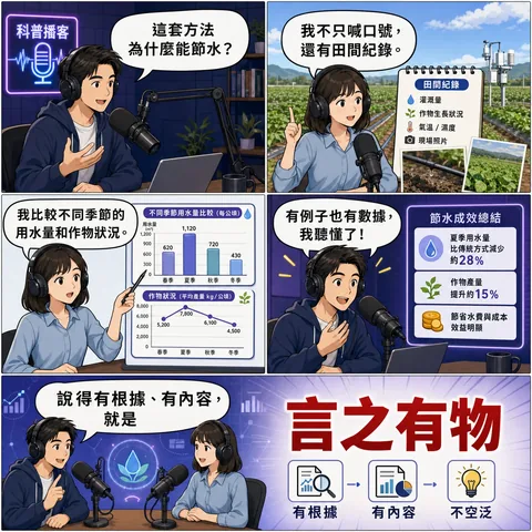 言之有物成語漫畫縮圖