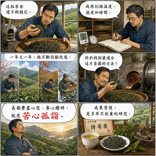 苦心孤詣成語漫畫縮圖