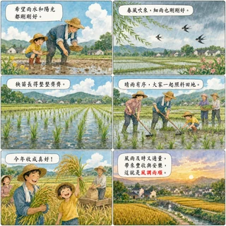 風調雨順成語漫畫縮圖