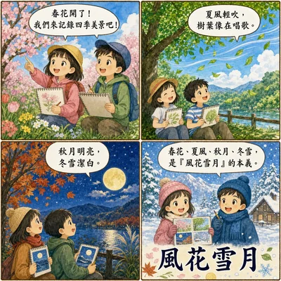 風花雪月成語漫畫縮圖