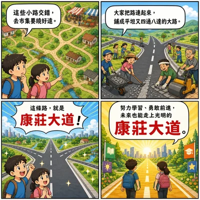 康莊大道成語漫畫縮圖