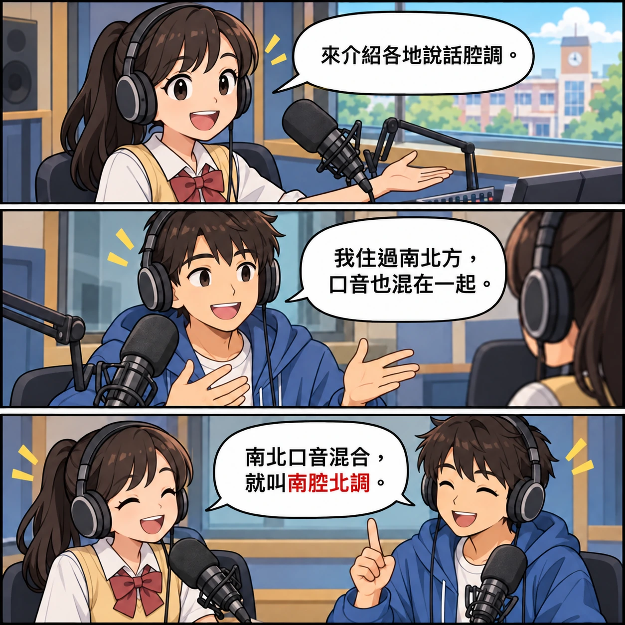 南腔北調的 AI 生成成語漫畫