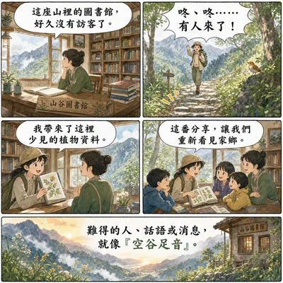 空谷足音成語漫畫縮圖