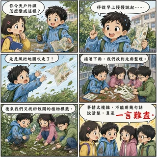 一言難盡成語漫畫縮圖