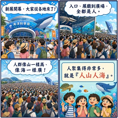 人山人海成語漫畫縮圖