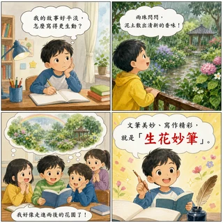 生花妙筆成語漫畫縮圖
