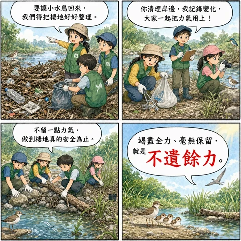 不遺餘力成語漫畫縮圖