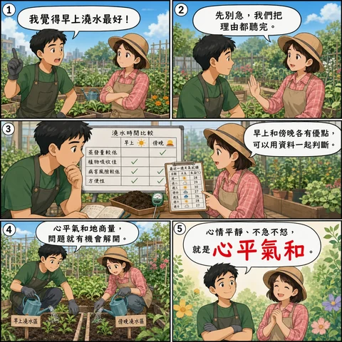 心平氣和成語漫畫縮圖