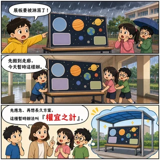 權宜之計成語漫畫縮圖