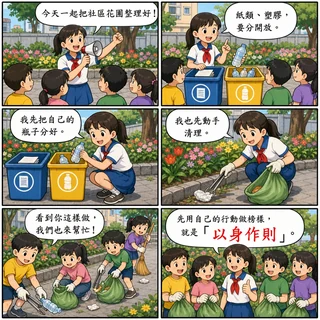 以身作則成語漫畫縮圖
