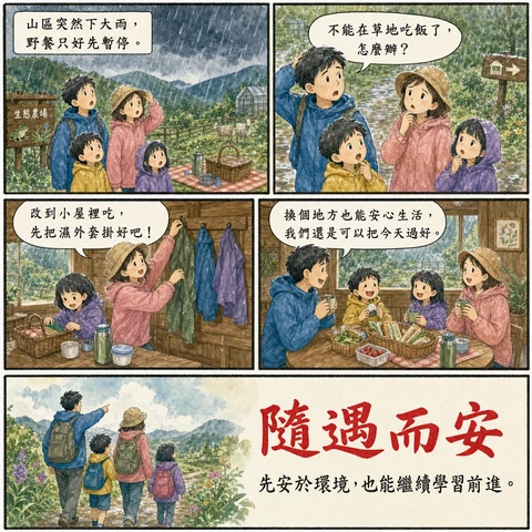 隨遇而安成語漫畫縮圖