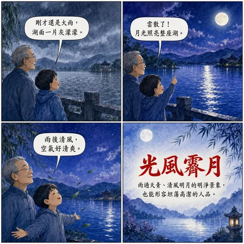 光風霽月成語漫畫縮圖