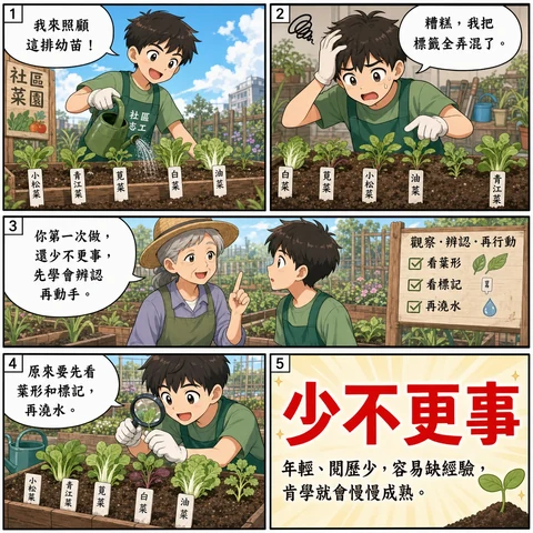 少不更事成語漫畫縮圖