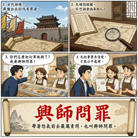 興師問罪成語漫畫縮圖