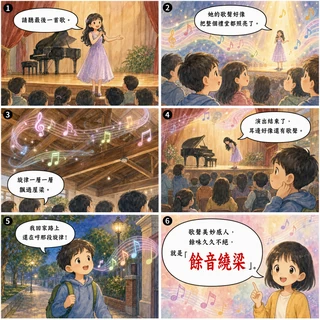 餘音繞梁成語漫畫縮圖