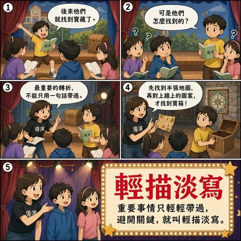 輕描淡寫成語漫畫縮圖