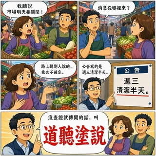 道聽塗說成語漫畫縮圖