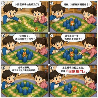 困獸猶鬥成語漫畫縮圖