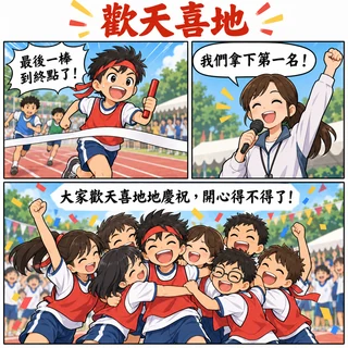 歡天喜地成語漫畫縮圖