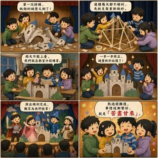 苦盡甘來成語漫畫縮圖