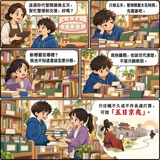 五日京兆成語漫畫縮圖