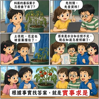 實事求是成語漫畫縮圖