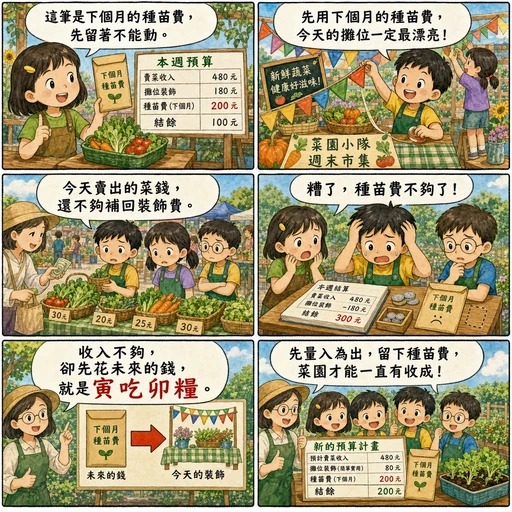 寅吃卯糧成語漫畫縮圖
