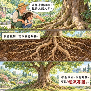 根深蒂固成語漫畫縮圖