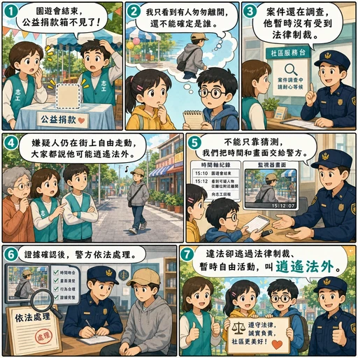 逍遙法外成語漫畫縮圖