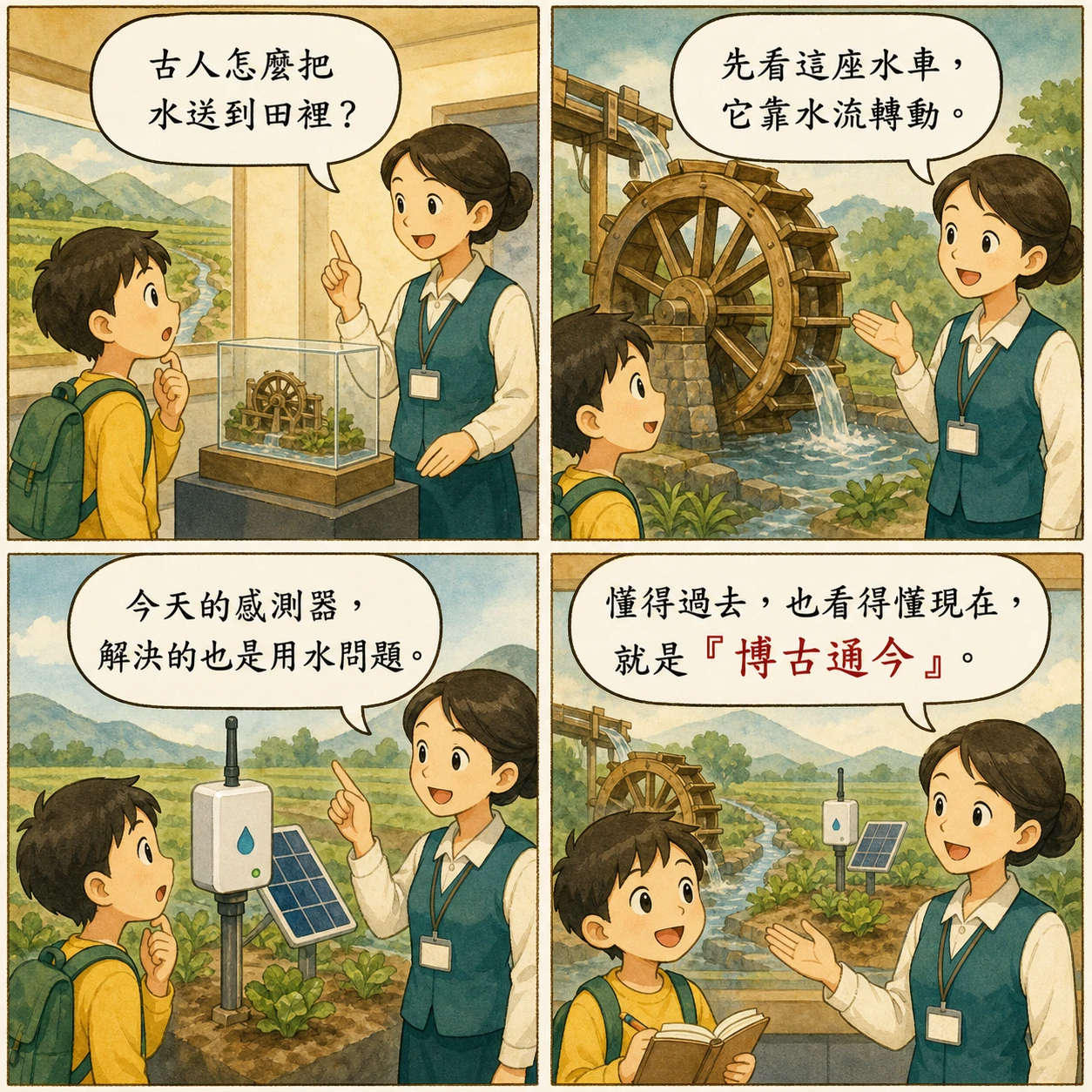 博古通今的 AI 生成成語漫畫