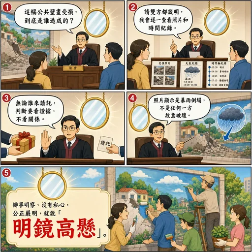明鏡高懸成語漫畫縮圖