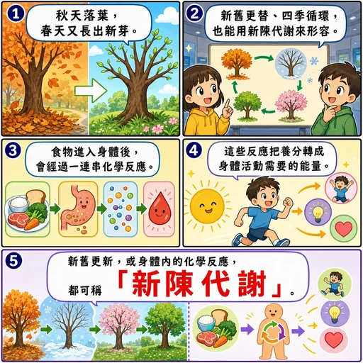 新陳代謝成語漫畫縮圖