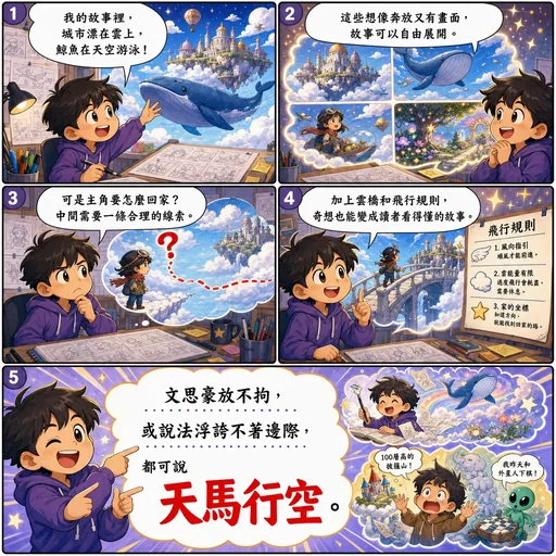 天馬行空成語漫畫縮圖