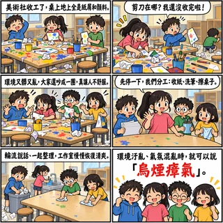 烏煙瘴氣成語漫畫縮圖