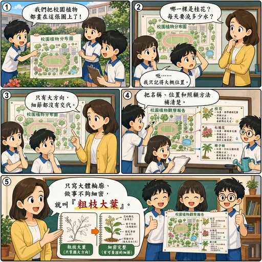 粗枝大葉成語漫畫縮圖