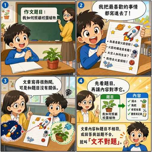 文不對題成語漫畫縮圖