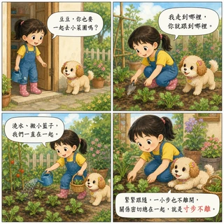 寸步不離成語漫畫縮圖