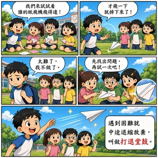 打退堂鼓成語漫畫縮圖