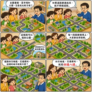 四通八達成語漫畫縮圖