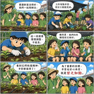 甘之如飴成語漫畫縮圖