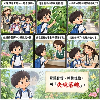 失魂落魄成語漫畫縮圖