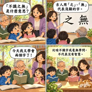 不識之無成語漫畫縮圖