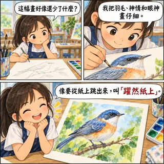 躍然紙上成語漫畫縮圖