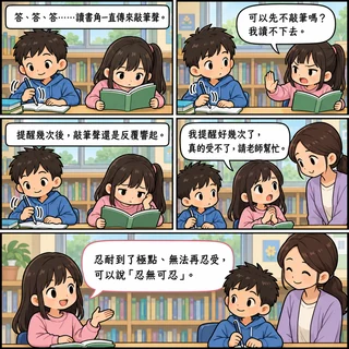 忍無可忍成語漫畫縮圖