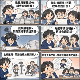 舞文弄墨成語漫畫縮圖