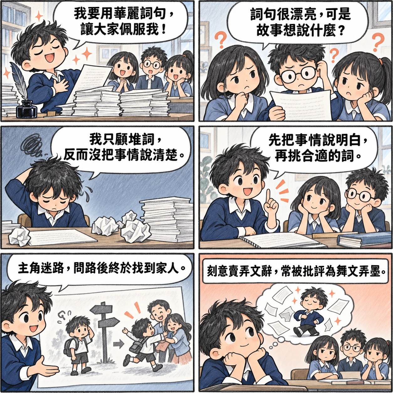 舞文弄墨的 AI 生成成語漫畫