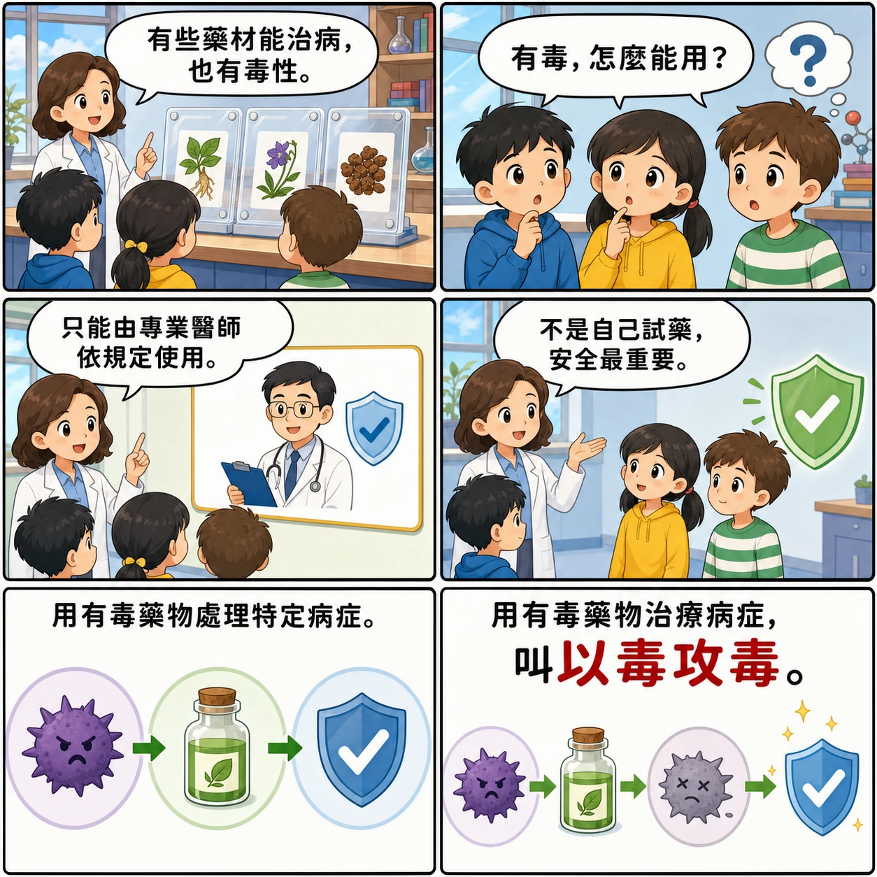 以毒攻毒的 AI 生成成語漫畫