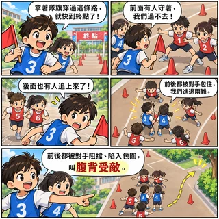 腹背受敵成語漫畫縮圖