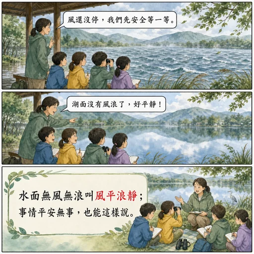 風平浪靜成語漫畫縮圖