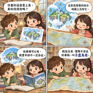 子虛烏有成語漫畫縮圖